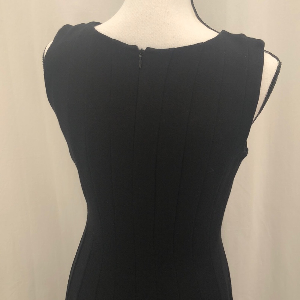 Calvin Klein black pleated dress size 4 - Picture 5 of 8